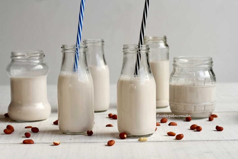 LECHE DE MANÍ CASERO