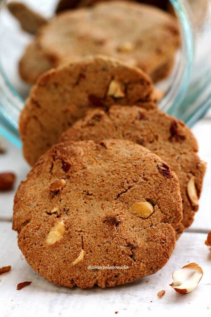 BISCOITO DE MANÍ SIN GLUTEN SIN LACTOSA CON RESIDUO DE LECHE VEGETAL